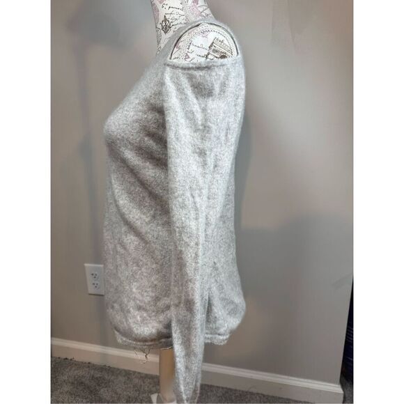 Charter Club Cashmere Cold-Shoulder Sweater, Women's Medium - Picture 3 of 6